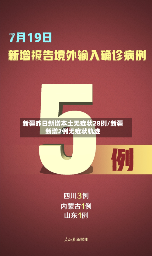 新疆昨日新增本土无症状28例/新疆新增2例无症状轨迹-第1张图片