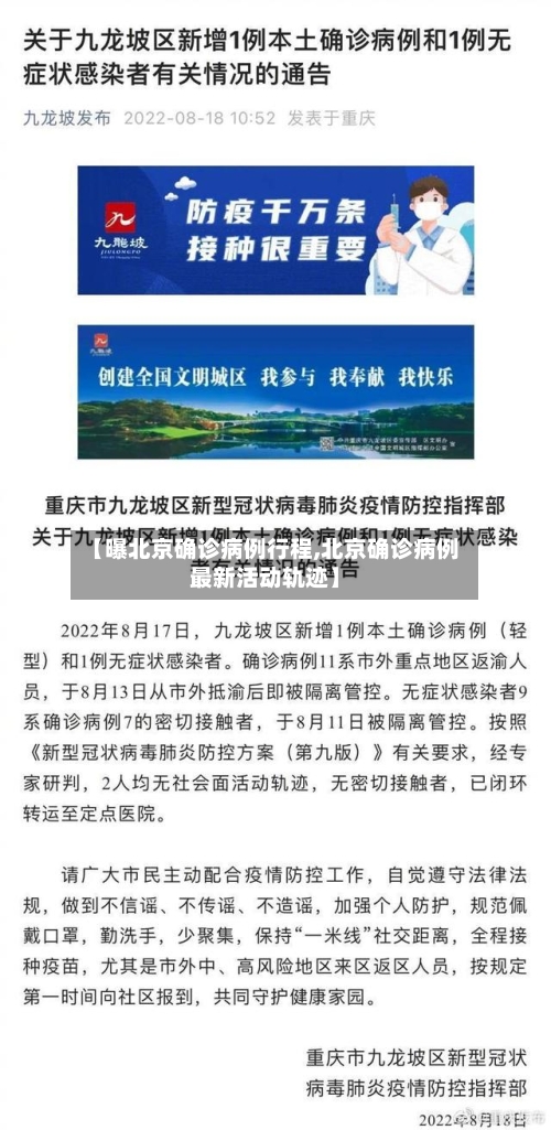 【曝北京确诊病例行程,北京确诊病例最新活动轨迹】-第1张图片