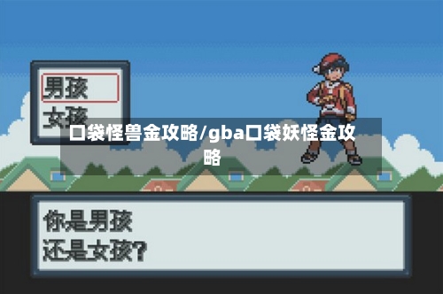 口袋怪兽金攻略/gba口袋妖怪金攻略-第1张图片