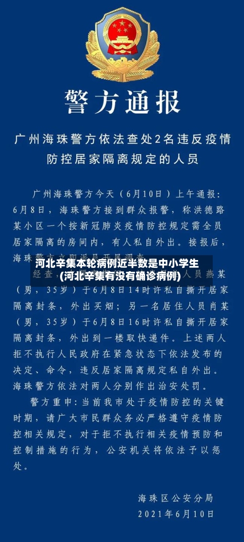 河北辛集本轮病例近半数是中小学生(河北辛集有没有确诊病例)-第1张图片