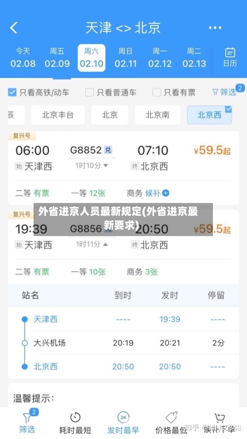 外省进京人员最新规定(外省进京最新要求)