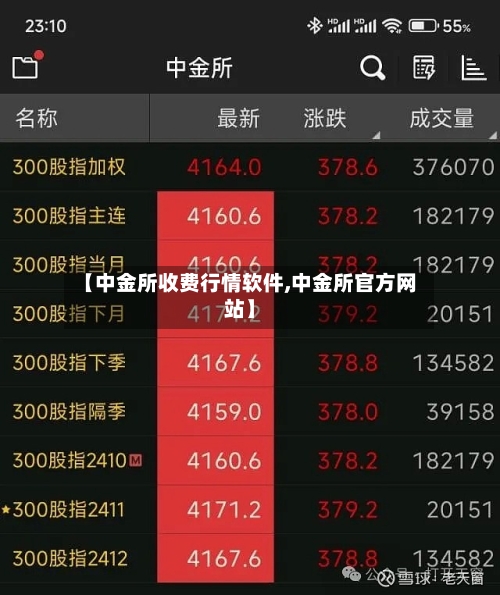 【中金所收费行情软件,中金所官方网站】-第1张图片