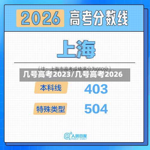 几号高考2023/几号高考2026-第1张图片