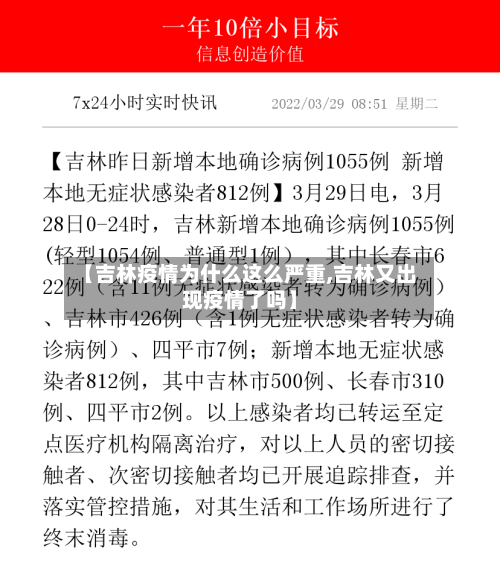 【吉林疫情为什么这么严重,吉林又出现疫情了吗】-第1张图片