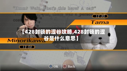 【428封锁的涩谷攻略,428封锁的涩谷是什么意思】-第1张图片