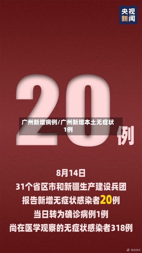 广州新增病例/广州新增本土无症状1例-第1张图片