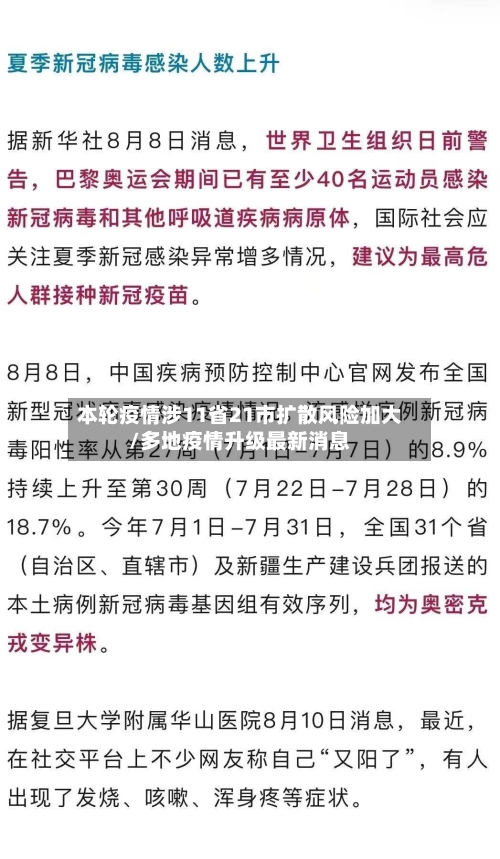 本轮疫情涉11省21市扩散风险加大/多地疫情升级最新消息-第2张图片