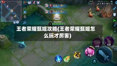 王者荣耀甄姬攻略(王者荣耀甄姬怎么玩才厉害)-第1张图片