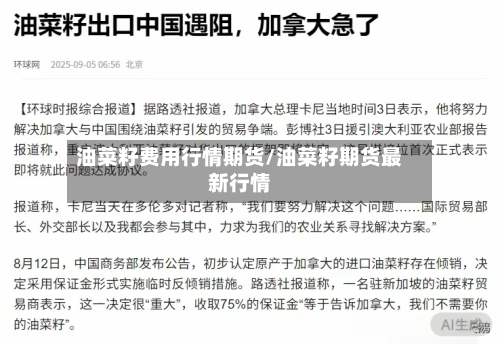油菜籽费用行情期货/油菜籽期货最新行情-第1张图片