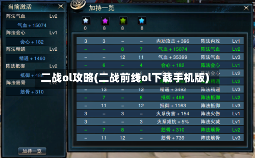 二战ol攻略(二战前线ol下载手机版)-第2张图片