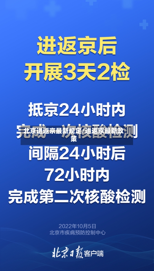 北京进返京最新规定/进返京最新政策-第1张图片