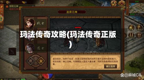 玛法传奇攻略(玛法传奇正版)-第1张图片