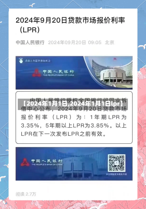 【2024年1月1日,2024年1月1日lpr】