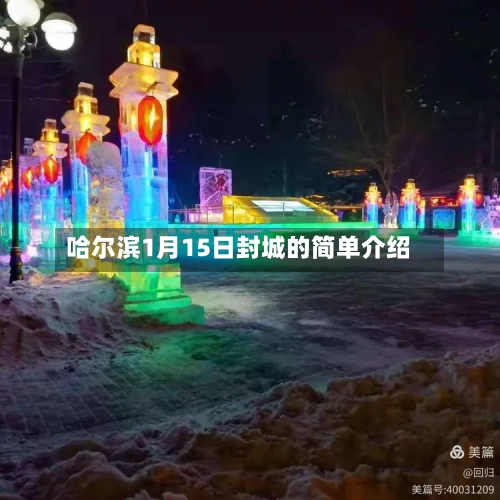 哈尔滨1月15日封城的简单介绍