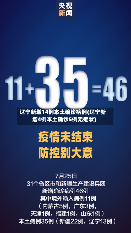 辽宁新增14例本土确诊病例(辽宁新增4例本土确诊5例无症状)-第1张图片