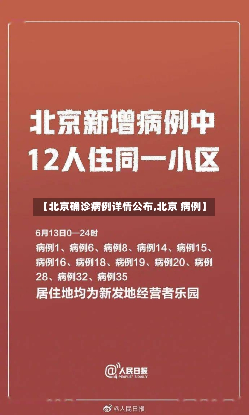 【北京确诊病例详情公布,北京 病例】-第1张图片