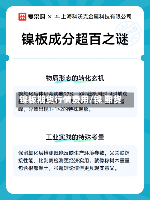 镍板期货行情费用/镍 期货