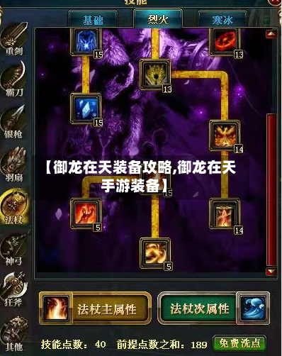 【御龙在天装备攻略,御龙在天手游装备】-第2张图片